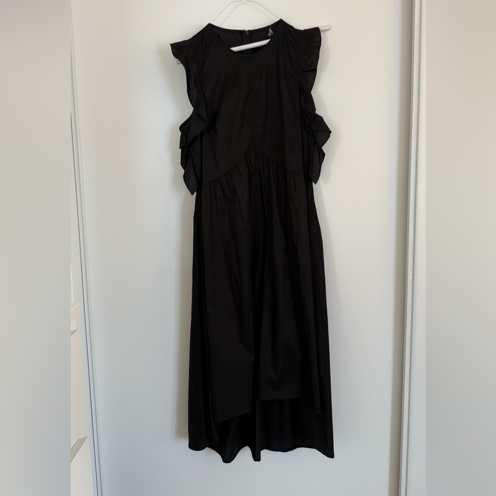 Magari Black Ruffle Dress